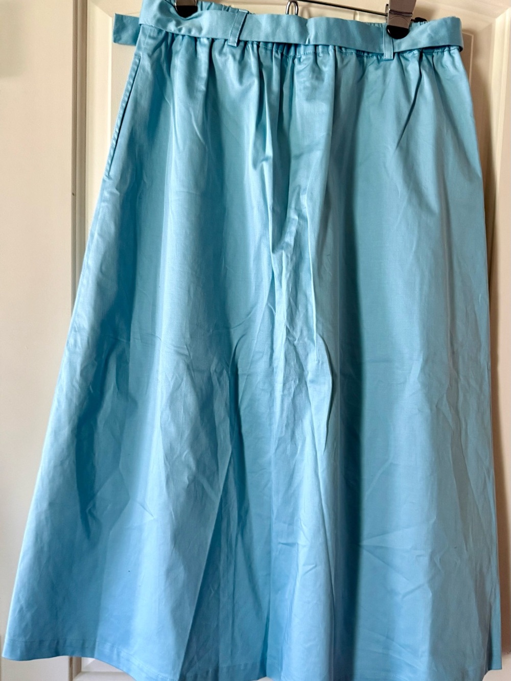 The Drop Women's Sky Blue Hybrid Skirt with Shorts - Picture 8 of 12